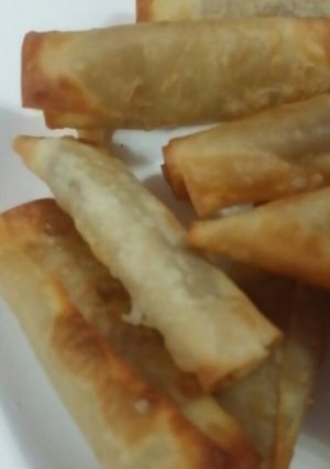 صورة لوصفة لفائف النقانق