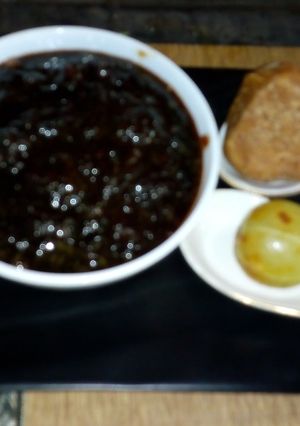 A picture of Amla ki meethi chutney.