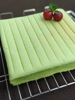Foto resep Ogura cake pandan (rebake)