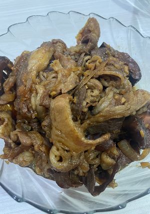 Foto resep Beef Gyudon dan Jamur Hioko
