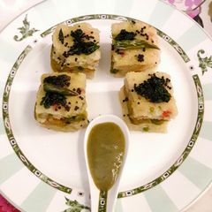 Rava Dhokla Sandwich A picture of Rava Dhokla Sandwich.