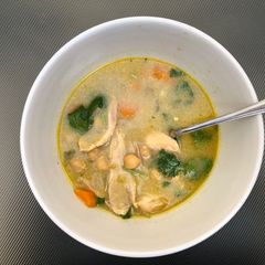 A picture of Easy & Tasty Algerian White Chicken Soup (Chorba Bayda / Baidha).