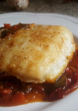 Foto principal de Bacalao en salsa de pimientos