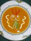 Butternut Squash Soup with Shrimp - Jon Style