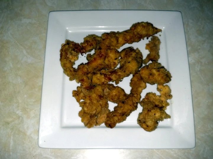 Simple Way Prepare Recipe Crispy chicken strips (my recipe) that is Awesome, Tasty}