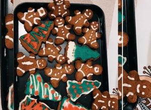 Hình của món Ginger Bread Man (Bánh Quy Gừng Giáng Sinh).