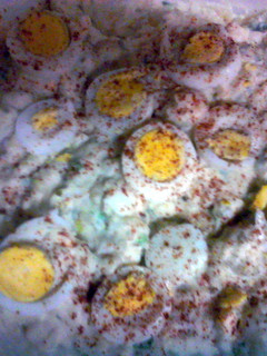 A picture of My Mommas Famous Potato Salad.