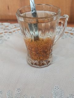 عکسی از دستور شربت خاکشیر و تخم شربتی