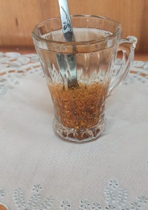 عکسی از دستور شربت خاکشیر و تخم شربتی