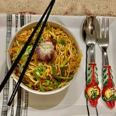 A picture of Hakka Noodles.