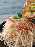 পিনাট বাটার চাউমিন (peanut butter chowmin recipe in bengali)