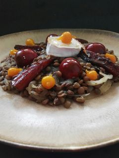 Una foto de Ensalada de lentejas