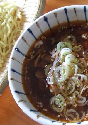 A picture of Easy Homemade Tsukemen (Dipping Ramen).