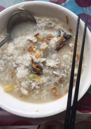 Foto resep Bubur ikan bandeng