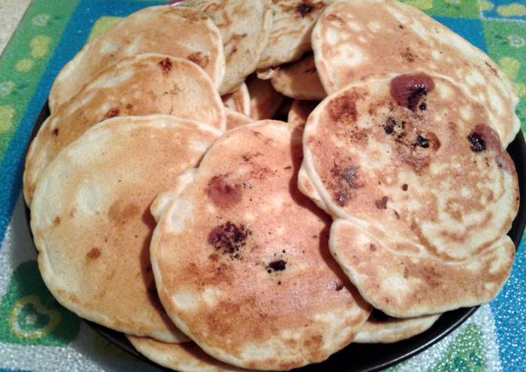 Recipe of Perfect Blueberry Pancakes (Crumpets)