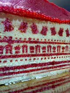 Una foto de Tarta-caja neapolitan cake