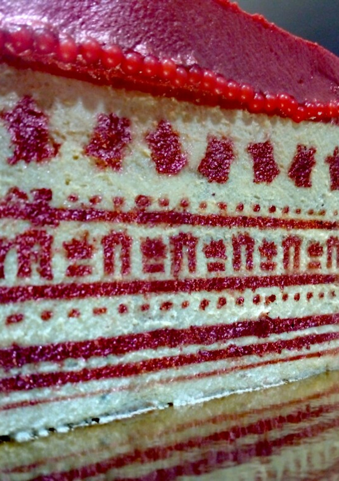 Una foto de Tarta-caja neapolitan cake
