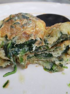 Foto resep Omelette bayam