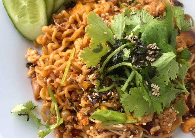 Resep Samyang 2x hot ala abang nasgor, Enak Banget