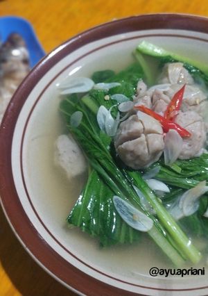 Foto resep Bening sawi bakso