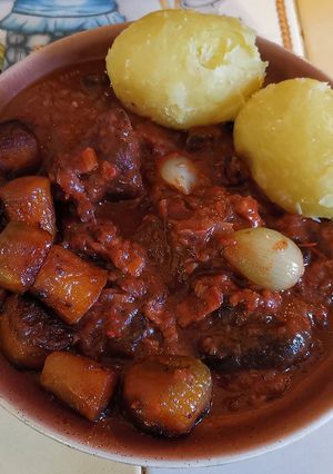 A picture of Boeuf Bourguignon.