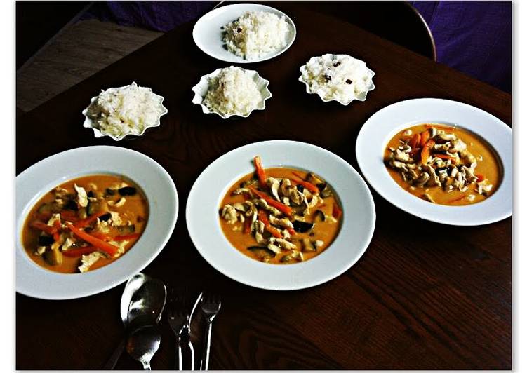Steps to Prepare Speedy chicken thai curry