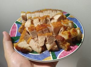 Foto resep Crispy Pork Belly (Siobak) with Airfryer