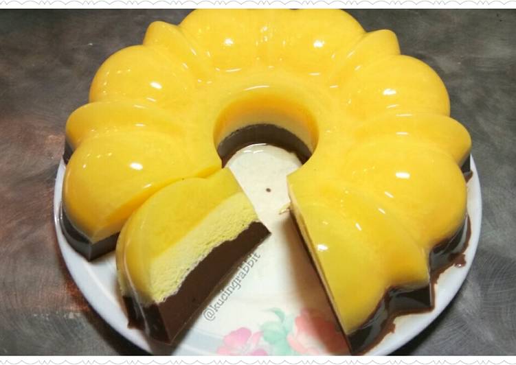  Resep  Puding  Busa  Jeruk Lapis  Cokelat oleh kucingrabbit 