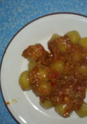 Foto resep Cilok Sambel Kacang Simple