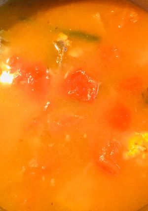 A picture of Easy tomato soup.