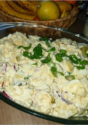 Amerikai krumplisaláta recept fotója