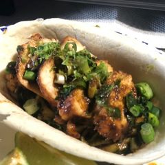 Seared Chicken w/ Zucchini Noodle Al Pastor Bowl A picture of Seared Chicken w/ Zucchini Noodle Al Pastor Bowl.