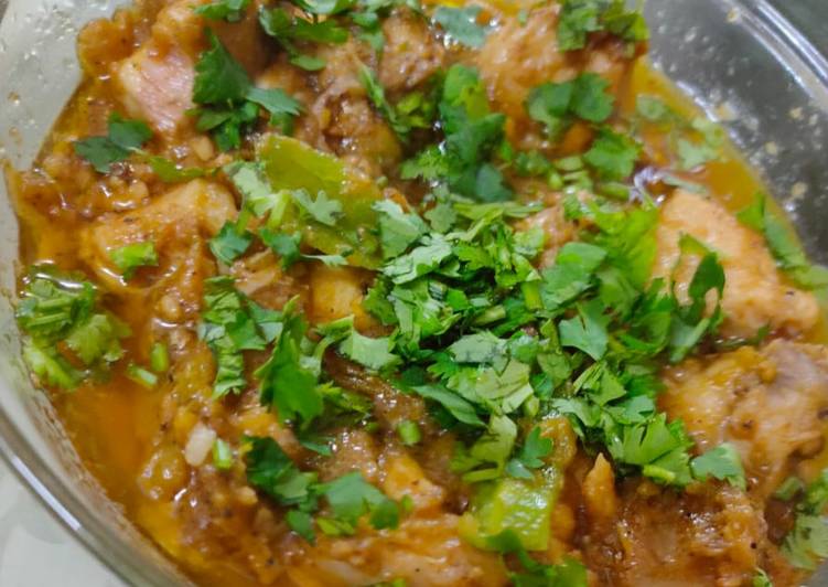 Recipe of Homemade Shinwari Chicken karahi