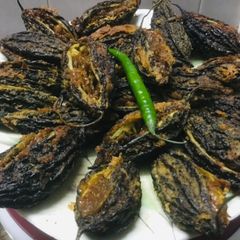 A picture of Bharwan Karela.