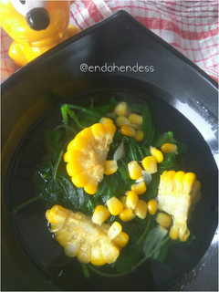 Foto resep Sayur Bening Bayam Jagung
