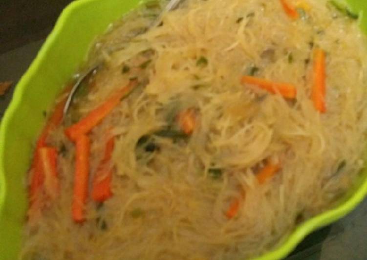 Resep Sop bihun wortel yang Enak Banget