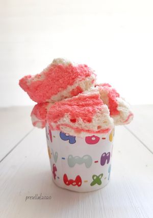 Foto resep Bolu Kukus Mekar Merah Putih