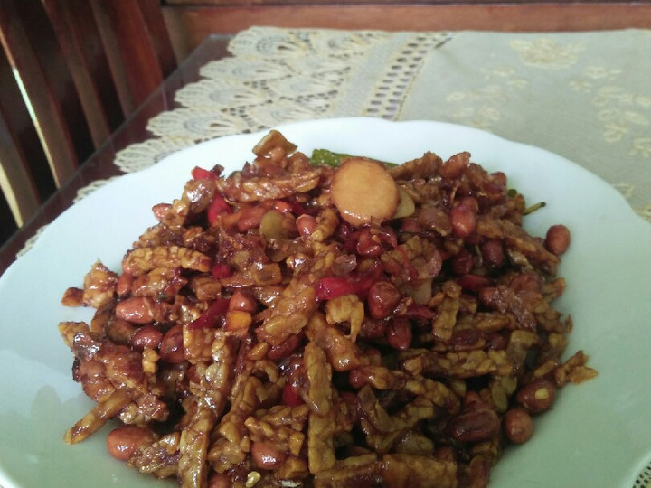 Resep Orek tempe kacang tanah, Enak