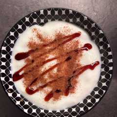 Una foto de Carrot cake fit de avena y chía