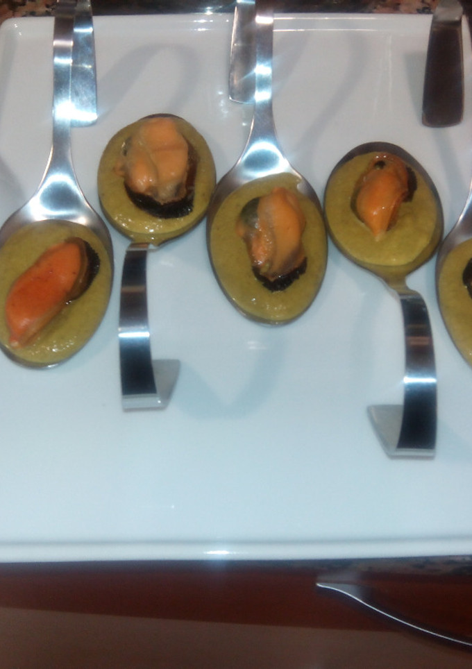 Una foto de Mejillones al curry