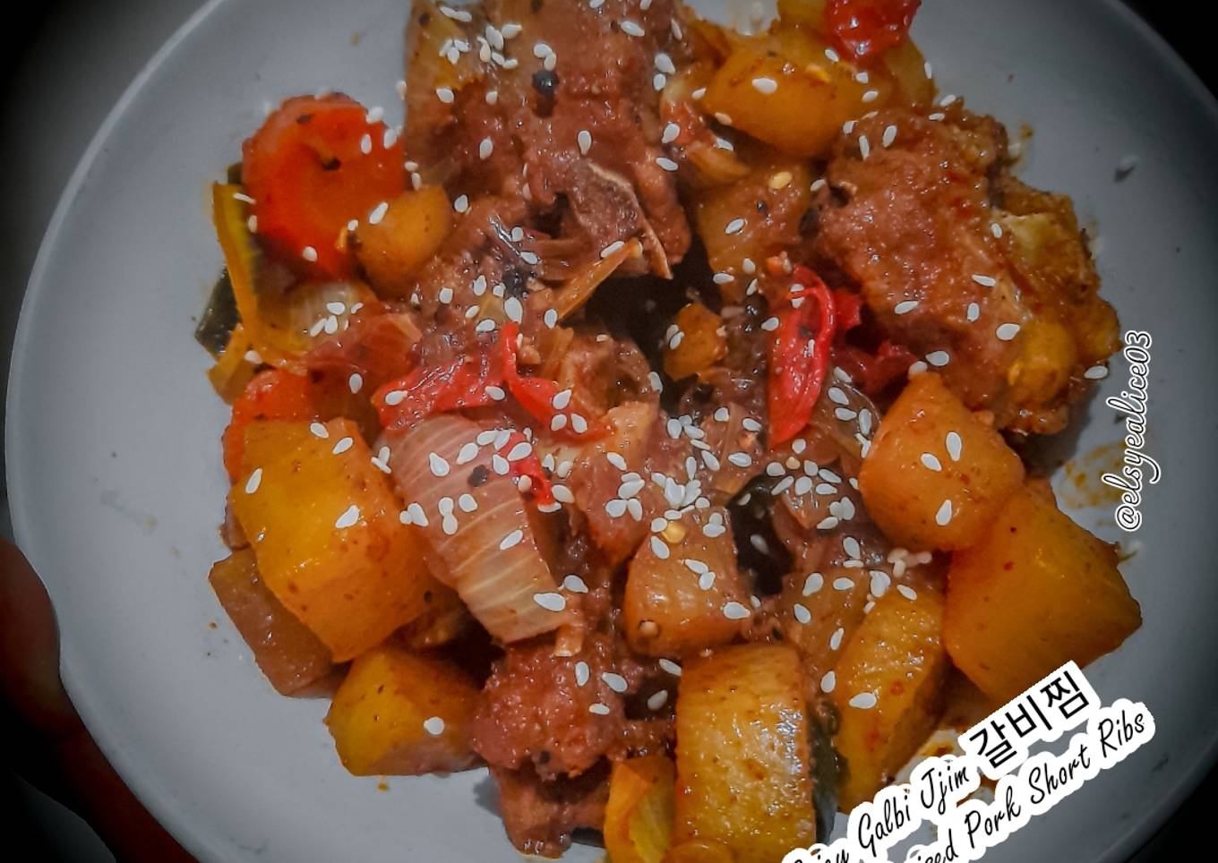 Spicy Galbi Jjim