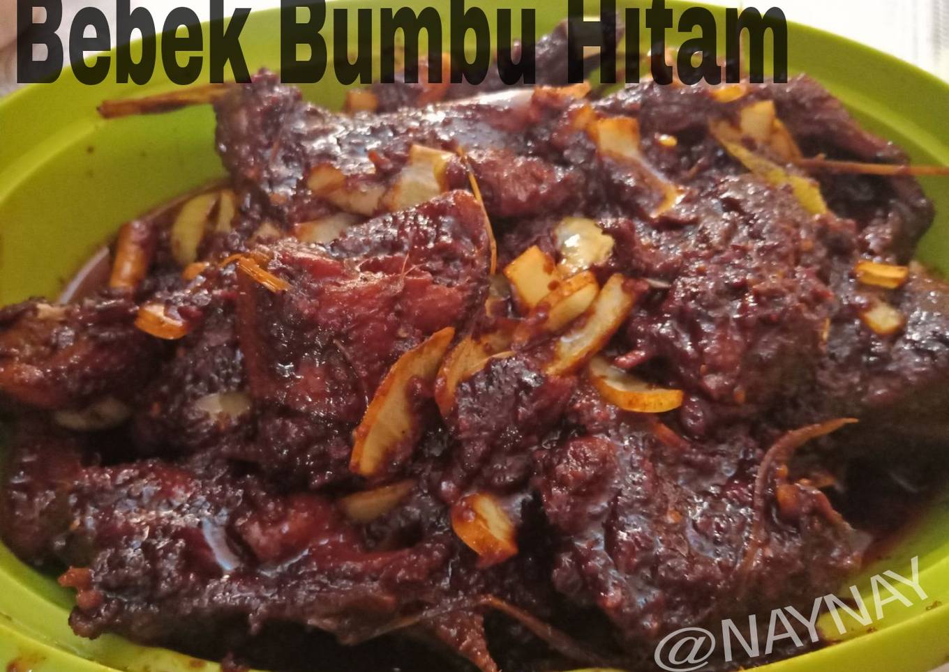 Bebek Bumbu Hitam Khas Madura