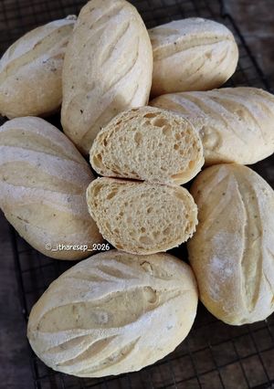 Foto resep Cheddar & Paprika Soft Sourdough Bread