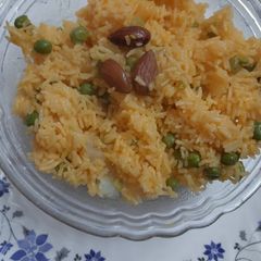 A picture of Kesari pulao.
