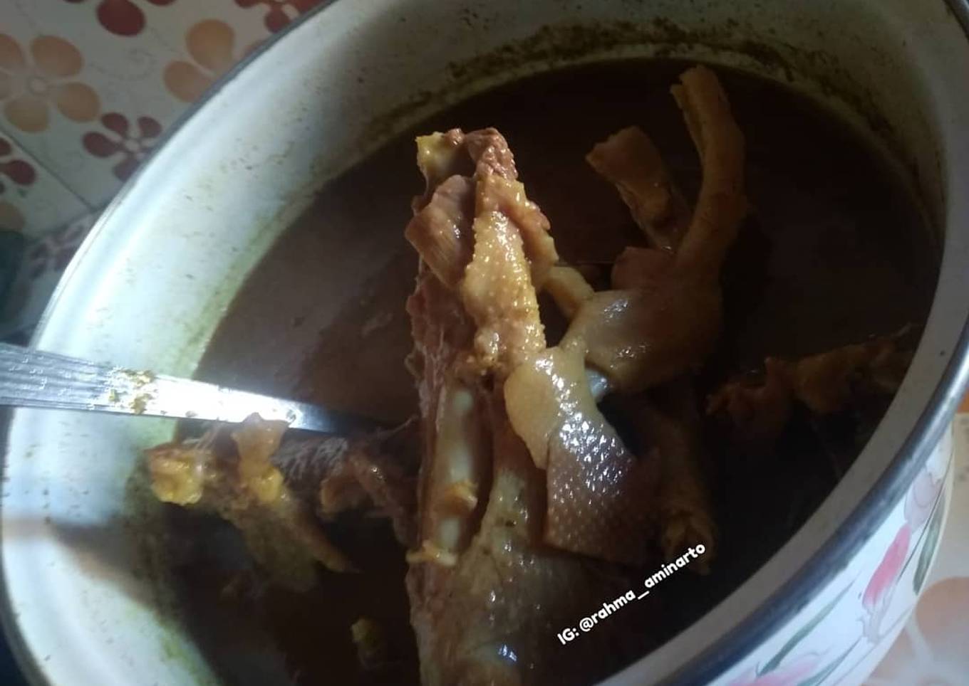 Gule bebek pakai bumbu instan dipasar 😝
