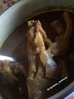 Foto resep Gule bebek pakai bumbu instan dipasar 😝