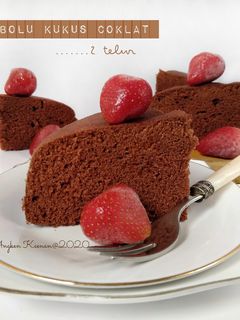 Foto resep Bolu Kukus Coklat 2 Telur super fluffy