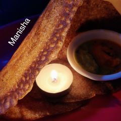A picture of Lantern Ragi Dosa.