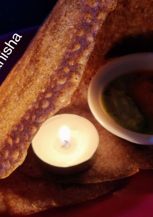 A picture of Lantern Ragi Dosa.