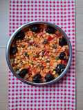 Ensalada de garbanzos con verduras